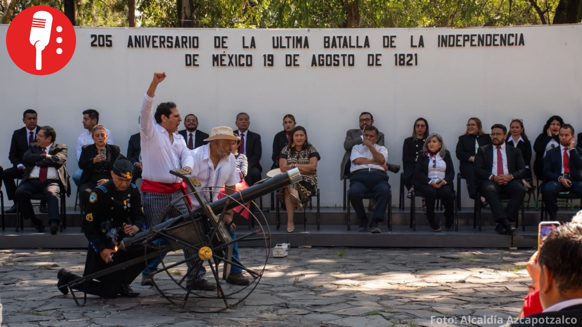 Homenaje por el 205 aniversario de la última batalla independentista en Azcapotzalco
