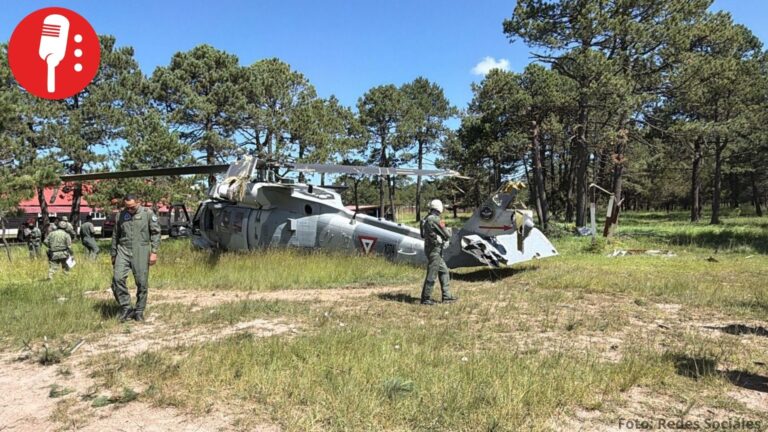 Sedena investiga desplome de Black Hawk segundos después de despegar