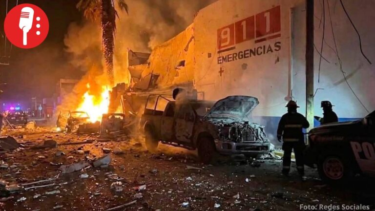 Coche bomba estalla en comandancia de Zacatecas: se despliega operativo de seguridad