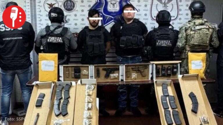 Detienen a presunto operador de Los Rusos con armas y metanfetamina en Mexicali