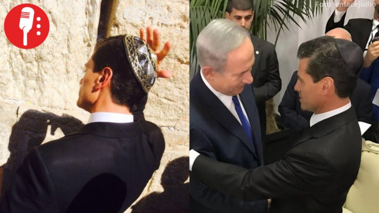 Cuando Peña Nieto visitó Israel y abrazó a Netanyahu
