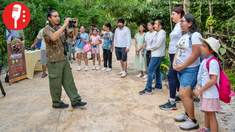 Promueve FPMC el conocimiento de la avifauna con jornada de observación en Parque Urbano Corazón