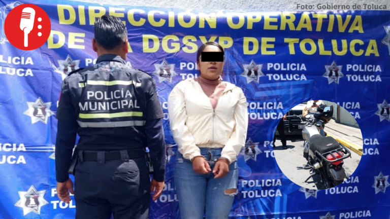 Policía de Toluca recupera vehículos robados y detiene a dos personas; aseguran motocicleta con reporte