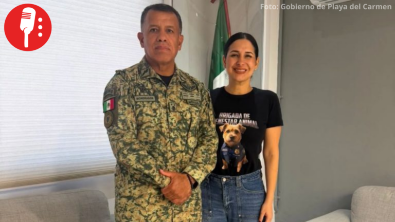 Refuerzan coordinación con el Ejército para fortalecer seguridad en Playa del Carmen