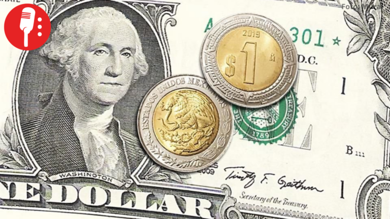 Peso mexicano toca nuevo mínimo frente al dólar: 16.98