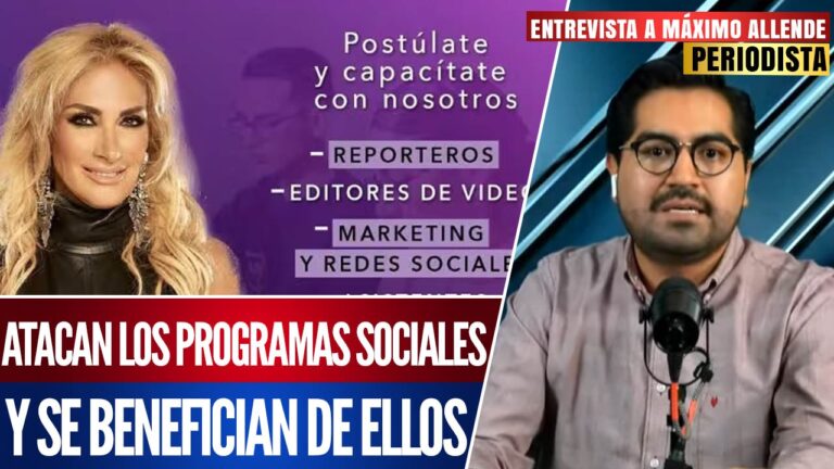 Entrevista | Adela contrató a Jóvenes Construyendo el Futuro después de atacar programas sociales: Maximo Allende