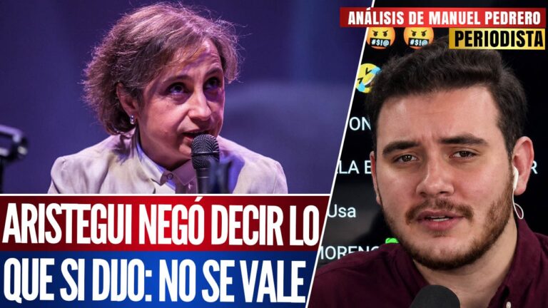 Análisis | Manuel Pedrero responde a Aristegui tras llamarlo mentiroso en la Mañanera