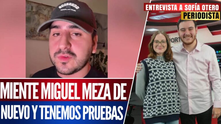Entrevista | Sofía Otero responde a Miguel Meza tras asegurar que no le dió permiso de grabar declaraciones