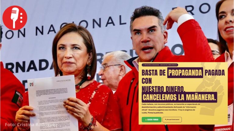 Oposición junta firmas para acabar con La Mañanera; quieren informarse en “Hechos”, dicen