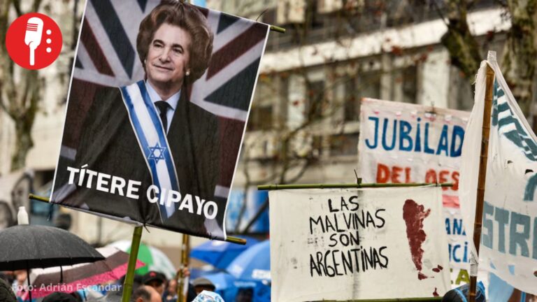 Argentinos marchan para que Milei no venda tierras nacionales a Israel