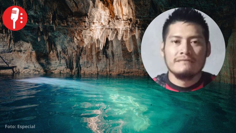 Rescatan con vida a pescador tras 15 días atrapado en un cenote de Veracruz