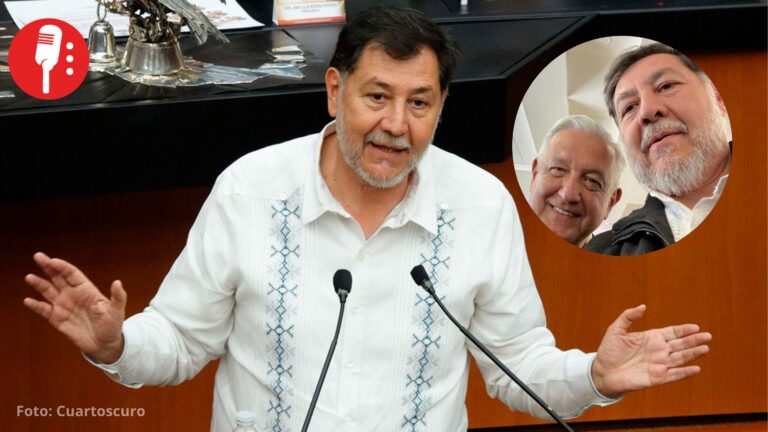 Noroña reta a EUA: “Atrévanse a tocar al compañero presidente (AMLO)”