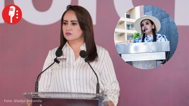 Gladyz Butanda acusa a Grecia Quiroz de acercarse a la derecha rumbo a 2027