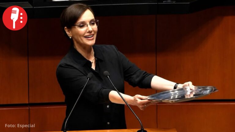 La pluri del PAN, Lilly Téllez, arma show en el Senado: exige a morenistas romper sus visas