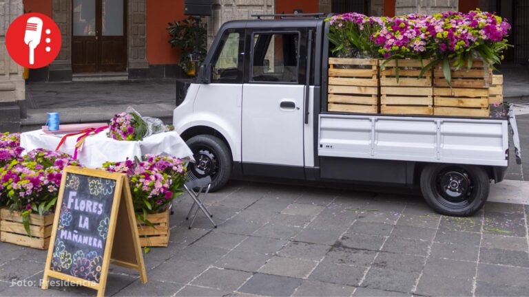 Presentan nuevo modelo de Olinia, vehículo de carga para transportar mercancías