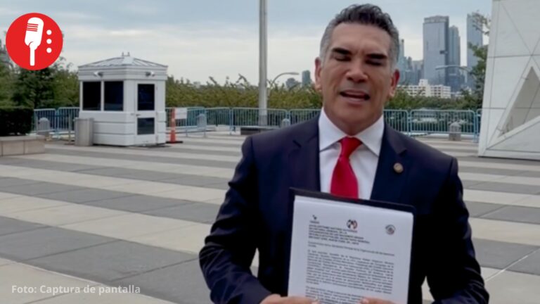 Alito Moreno ahora denuncia en Nueva York, ante la ONU, a Sheinbaum y la 4T