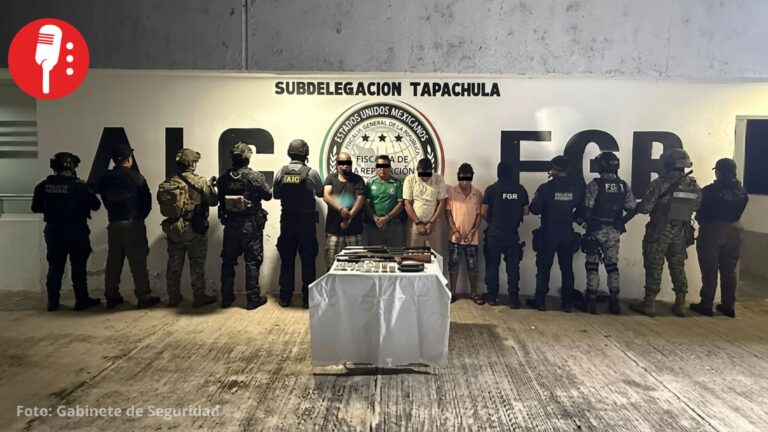 Capturan al “Coca” e integrantes de “Los Cuatetes” en Chiapas, confirma Harfuch