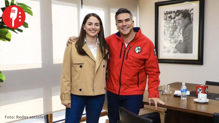 Tania Larios presume la “valentía” de Alito Moreno al frente del PRI