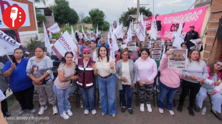 Gladyz Butanda llama a fortalecer la 4T desde las comunidades de Michoacán
