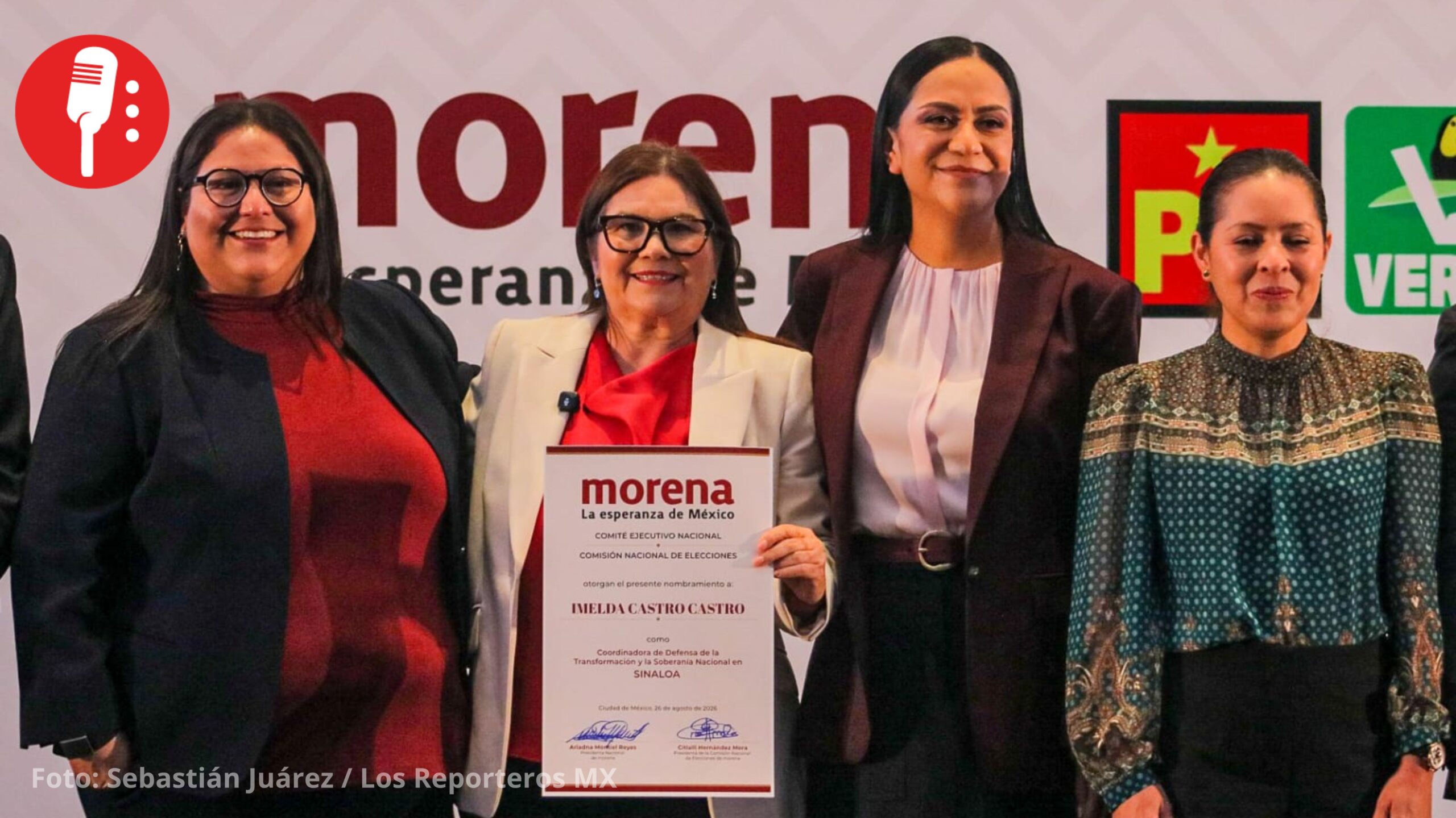 Imelda Castro encabezará Morena rumbo a 2027 en Sinaloa