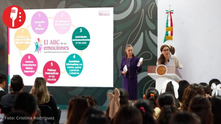 Sheinbaum presenta “ABC de las emociones”: programa de salud mental para adolescentes en México