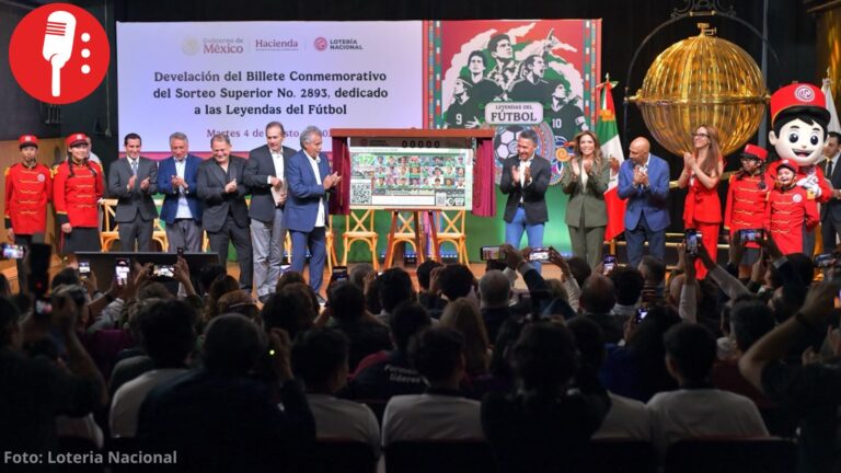 Lotería Nacional lanza billete conmemorativo dedicado a 24 leyendas del fútbol mexicano