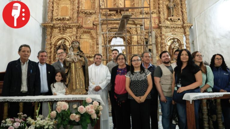 Regresa a Hidalgo escultura de Santa Rosa de Lima tras casi 20 años de haber sido robada