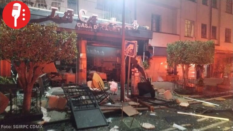 Explosión por acumulación de gas en restaurante de la Roma deja 13 lesionados