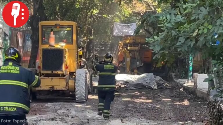 Maquinaria perfora tubería y provoca fuga de gas en la Hipódromo Condesa