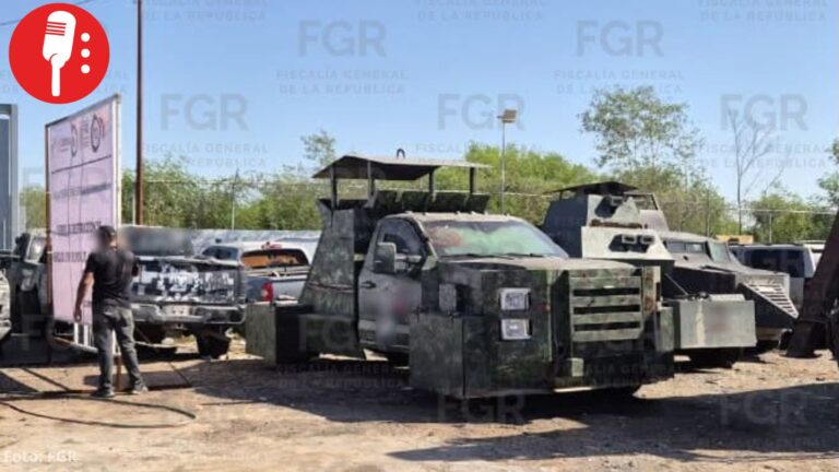 Destruyen 25 vehículos “monstruo” asegurados en Tamaulipas