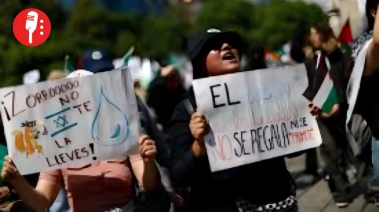 Protestas en Chihuahua rechazan pacto de agua con Israel