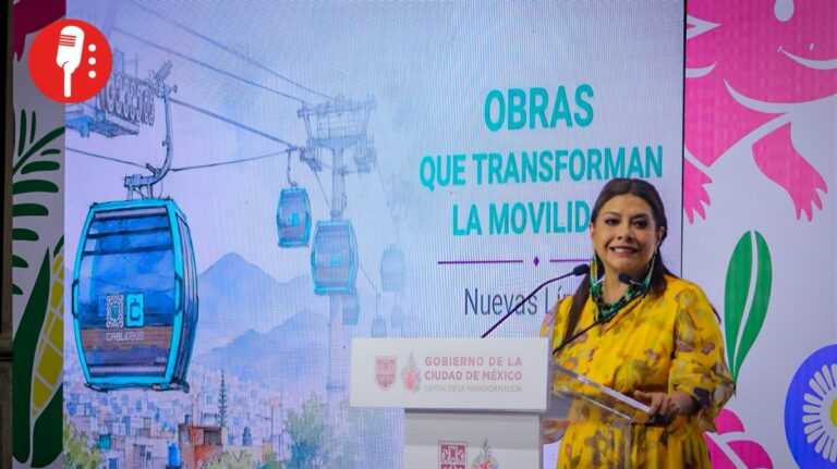 Clara Brugada invertirá 17 mil millones, que expandirá el Cablebús
