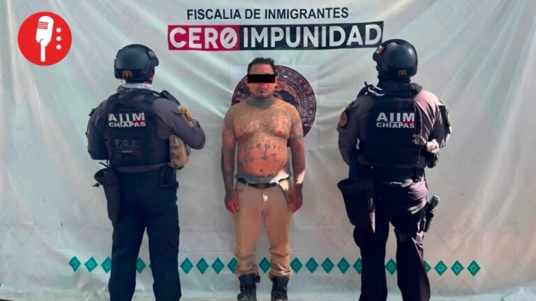 Autoridades de Chiapas captura a dos líderes pandilleros salvadoreños