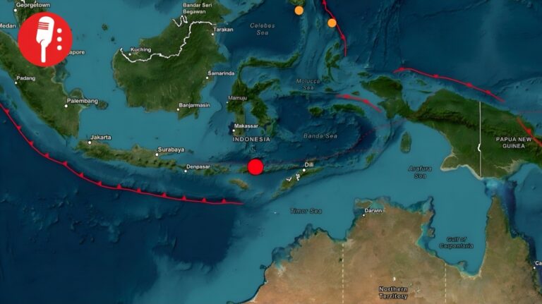 Fuerte sismo de 7.7 grados estremece Indonesia y se siente en Australia