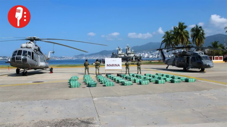 Marina asegura 1.9 toneladas de cocaína en costas de Guerrero