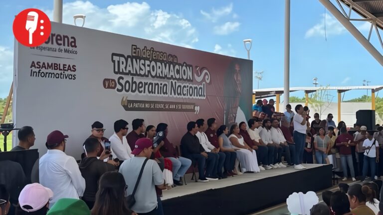 Morena realiza 202 asambleas por la soberanía nacional