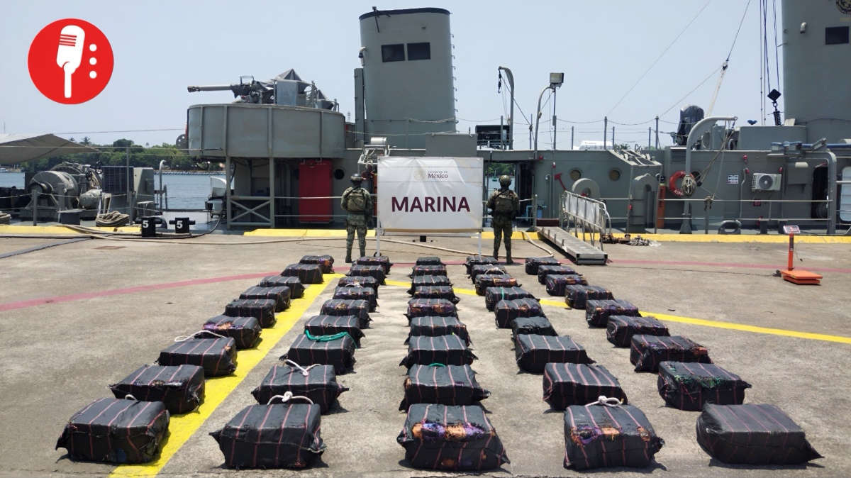 Golpe naval al narco frente a Michoacán