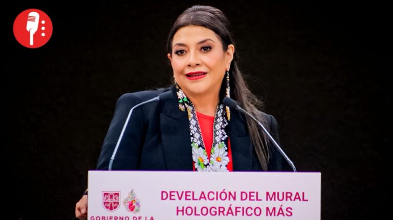 La Jefa de Gobierno, Clara Brugada, inauguró los murales “Apoteosis”