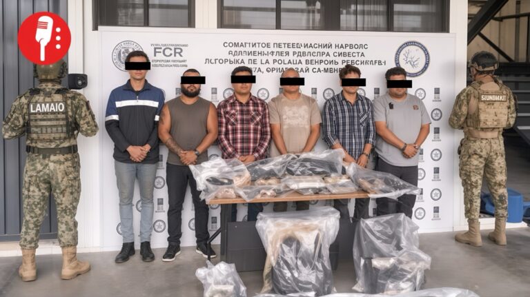 Golpe a huachicoleros en Champotón: aseguran avioneta, 61 vehículos y armas