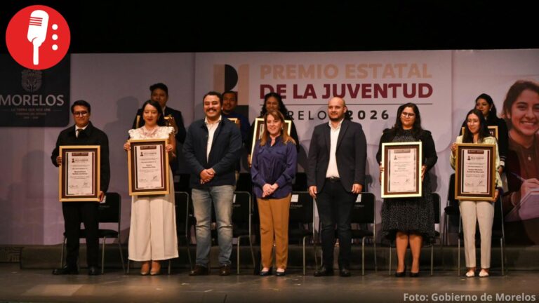 Morelos entrega Premio Estatal de la Juventud 2026 a jóvenes de 12 categorías
