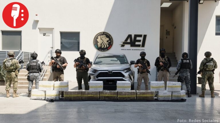 Aseguran 200 kilos de droga tras violenta persecución en Monterrey