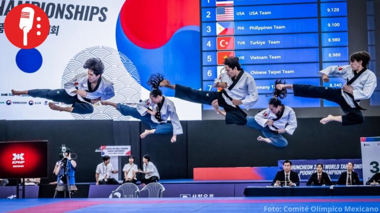 ¡Campeones del mundo! México gana oro en Taekwondo Poomsae
