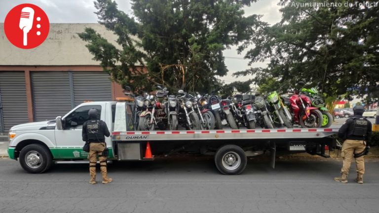 Programa Moto Segura retira de circulación 762 motocicletas en Toluca