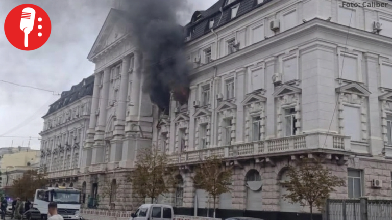 Dron ruso alcanza la sede del servicio secreto ucraniano en Kiev