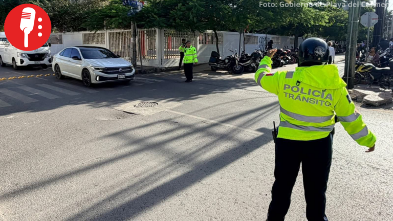 Activan Operativo Borrador para un regreso a clases seguro en Playa del Carmen