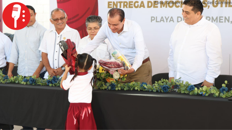 Playa del Carmen apoya a más de 60 mil estudiantes en su regreso a clases