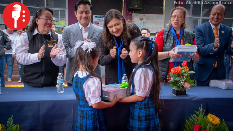 Azcapotzalco acompaña a la comunidad de la Primaria Polonia en regreso a clases