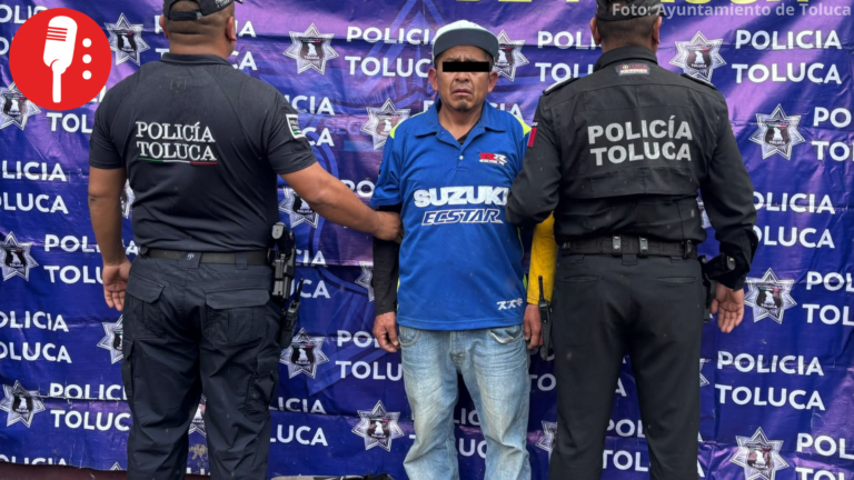 Cae presunto asaltante de tiendas de conveniencia en Toluca