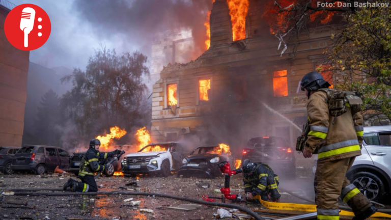 Fuertes explosiones sacuden Kiev durante una alerta de misiles