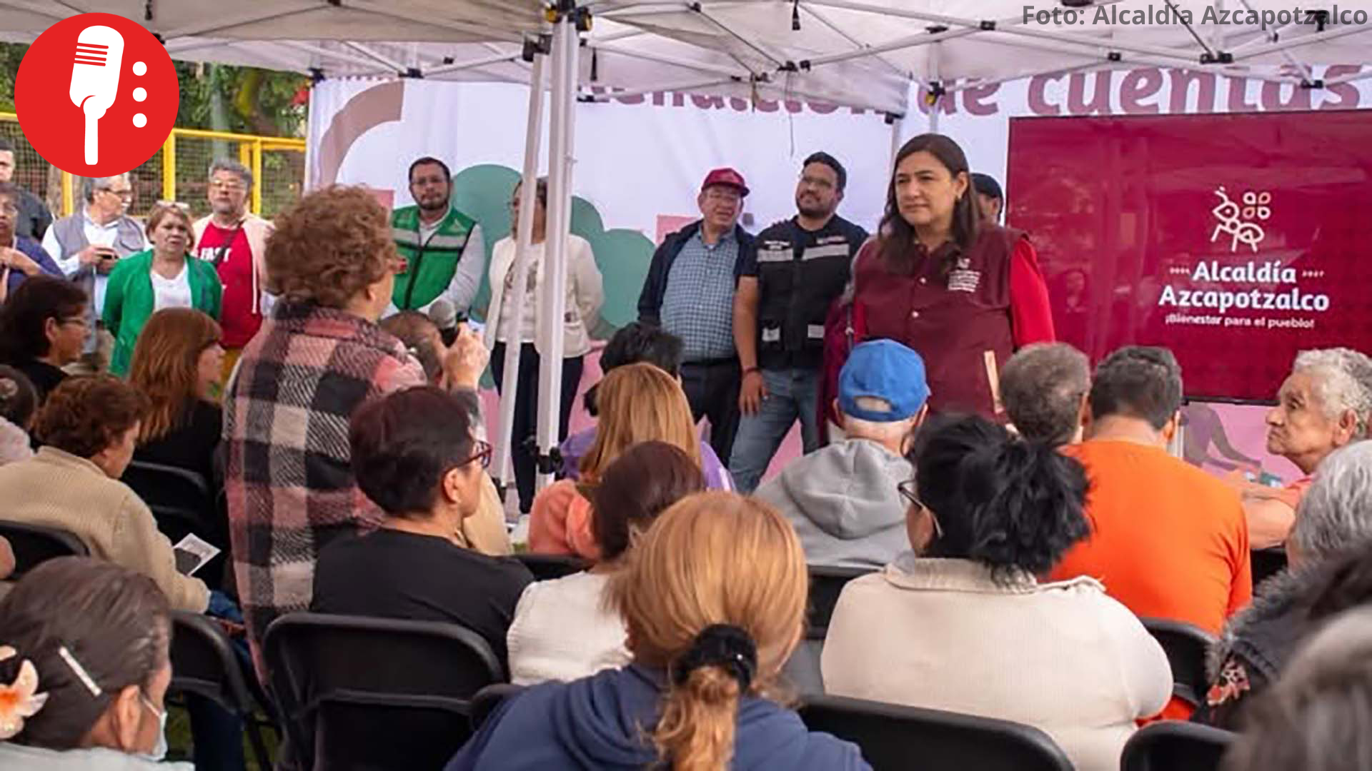 Nancy Núñez rinde cuentas a habitantes de la colonia “El Rosario B”
